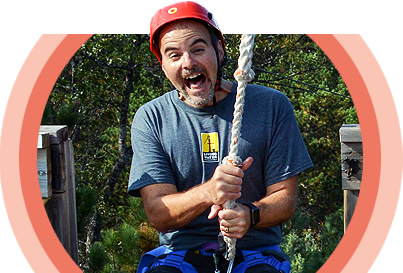 Zipline at Camp Barakel