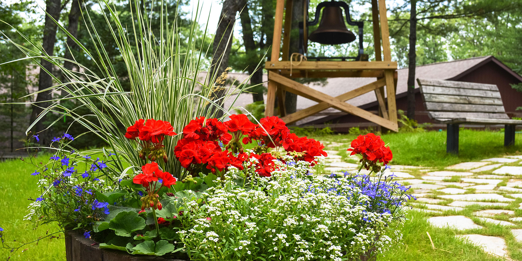East Side flowers at Camp Barakel